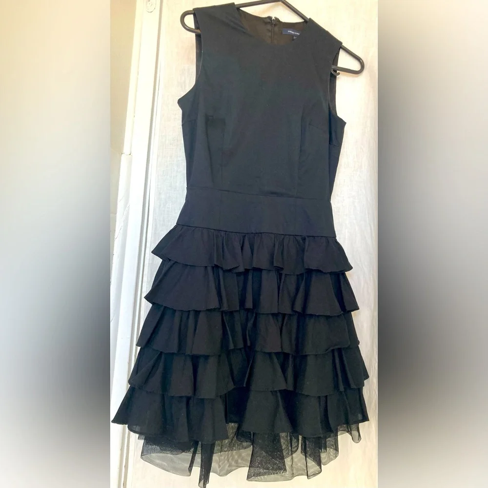 Black French Connection Dress Size UK10 - Picture 1 of 7